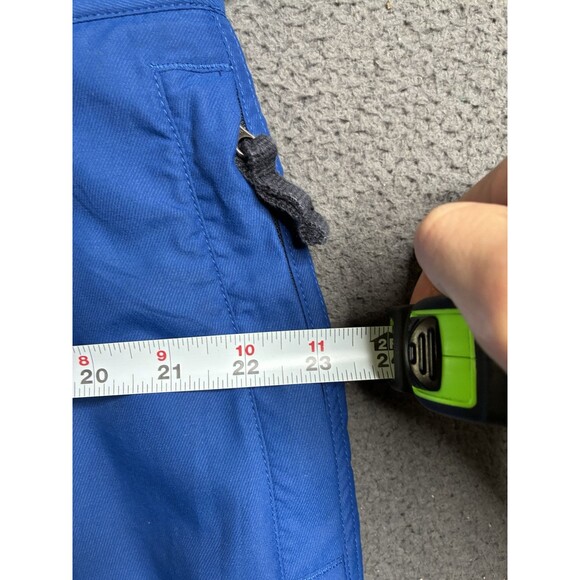 Vintage 90s Gap Mens XL Fleece Lined Wide Leg Windbreaker Sweatpants Blue Baggy - Picture 12 of 16